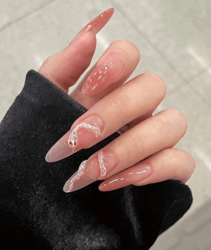 Top 51 mẫu nail móng nhọn tròn