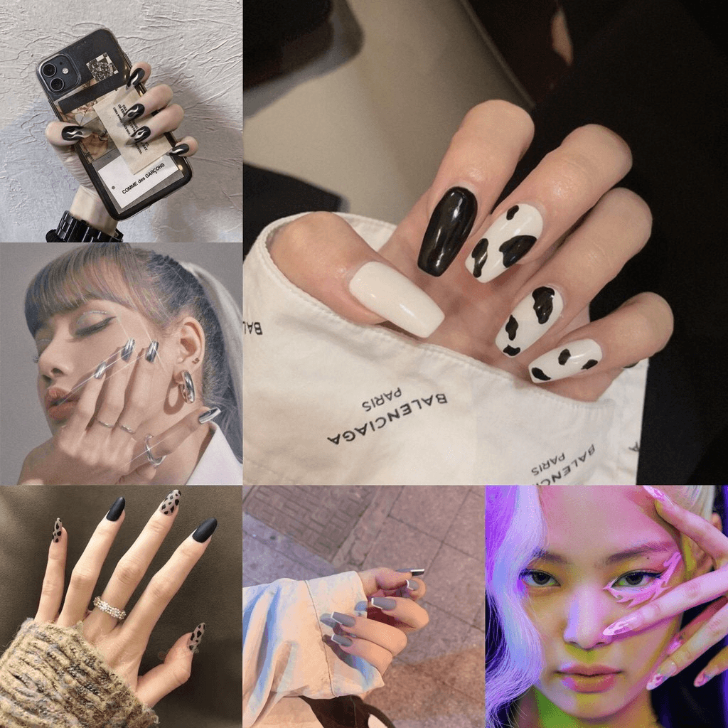 BLACKPINK風格美甲設計：帥氣又時髦｜精選64款
