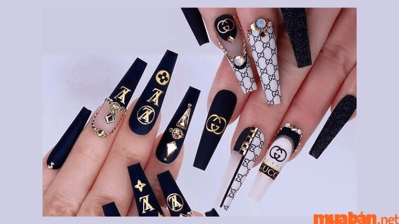 Top 71 luxury Louis Vuitton-inspired nails