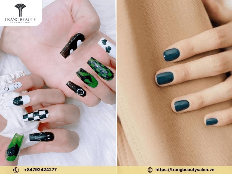 Top 57 teal nail designs