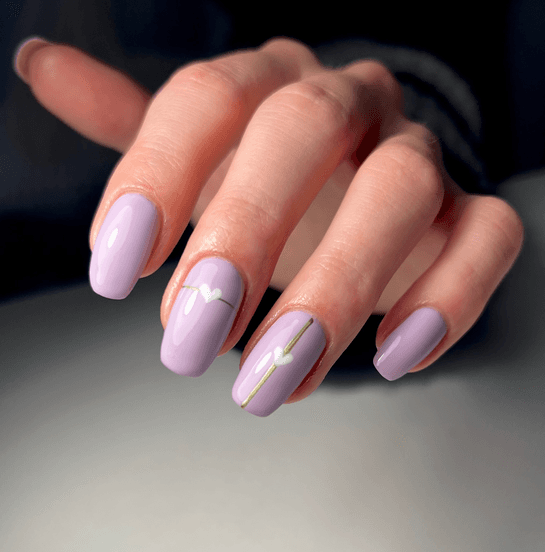 Purple Nail Style — variation 1