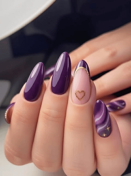 Purple Nail Style — variation 2