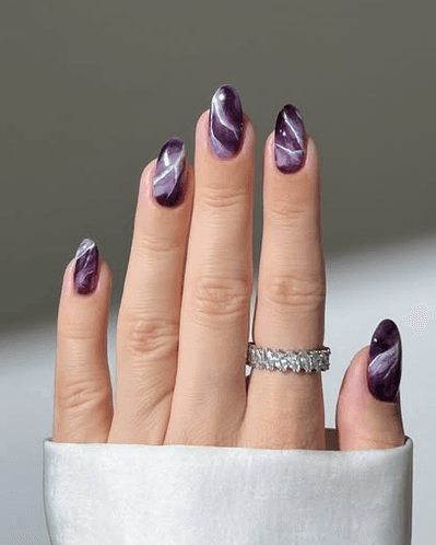 Purple Nail Style — variation 3