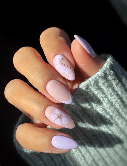 Purple Nail Style — variation 4