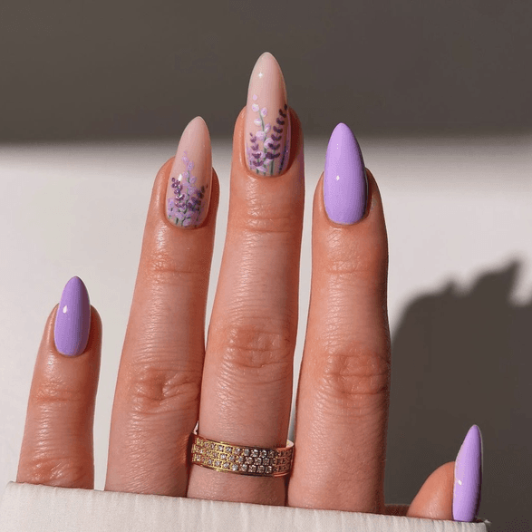 Purple Nail Style — variation 9