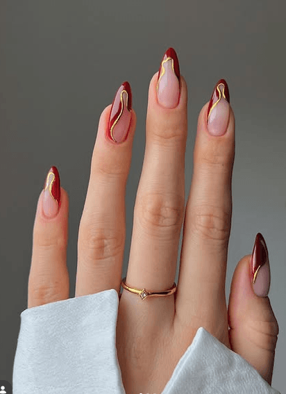 Red Nail Style — Color