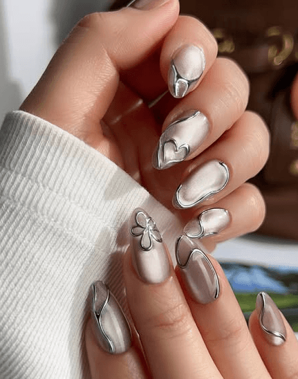 Silver Nail Style — variation 3