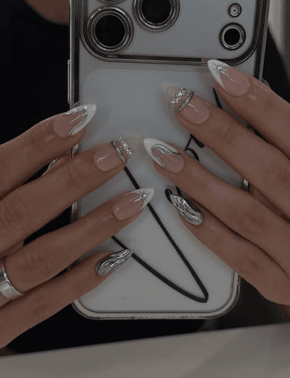 Silver Nail Style — variation 4