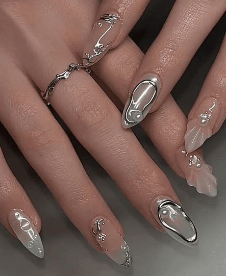 Silver Nail Style — variation 5