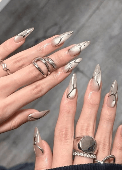 Silver Nail Style — variation 7