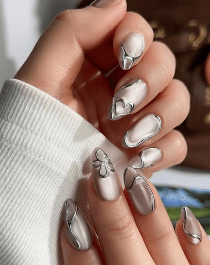 Chrome Nail Style — Effect
