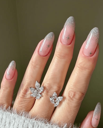 Glitter Nail Style — variation 6