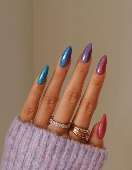 Hologram Nail Style — variation 4