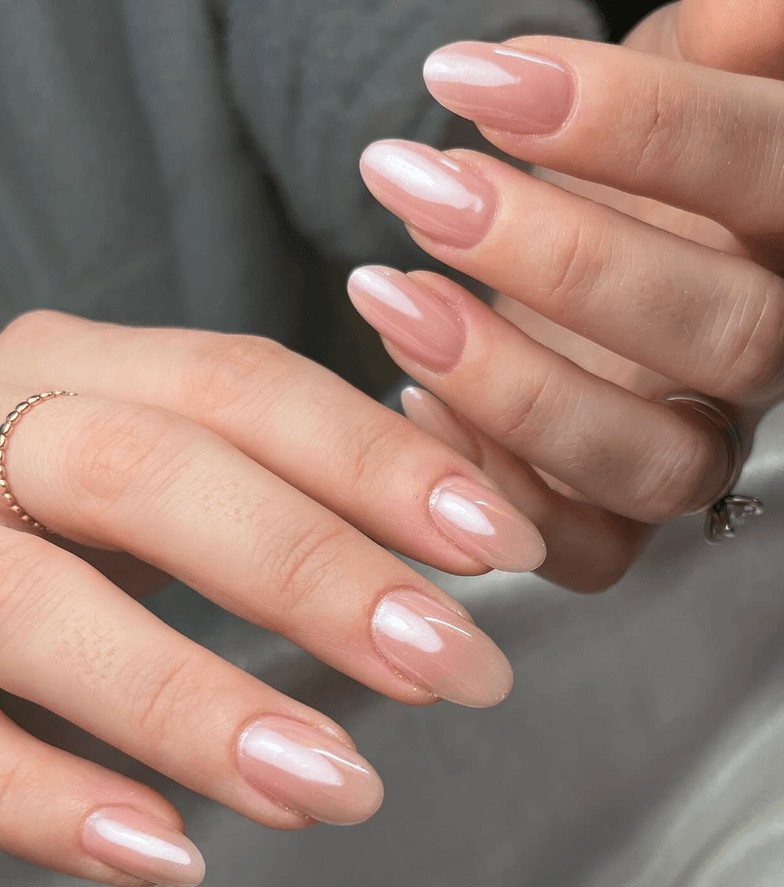 Dáng móng oval — biến thể 5
