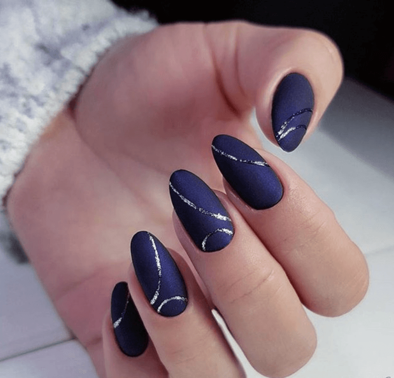 Dáng móng oval — biến thể 9