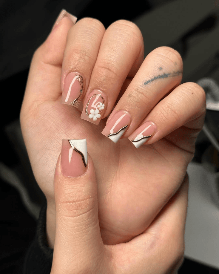 Square Nail Shape — variation 5