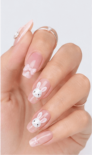 Kawaii nail style is all about maximum cuteness and playful charm. Bursting with pastel colors, adorable motifs like hearts, stars, bows, animals, and sweet characters, this style brings joy and youthful energy to your fingertips. Inspired by Japanese pop culture, kawaii nails are perfect for expressing a fun, optimistic personality and adding a touch of whimsy to your everyday look.