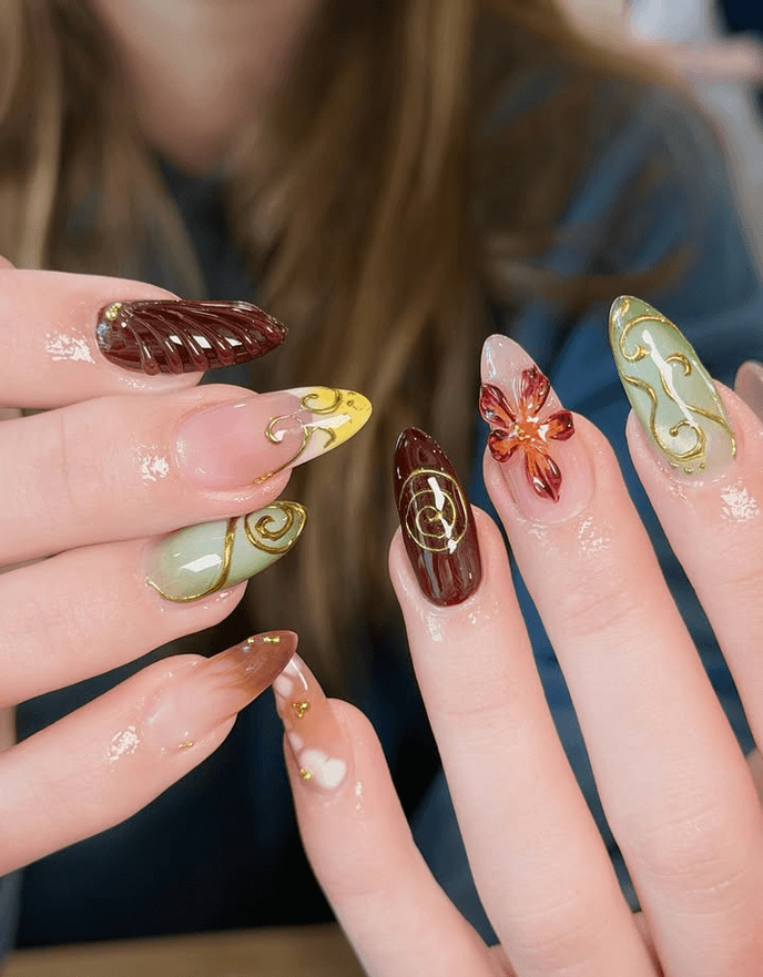 3D Nail Style — variation 9