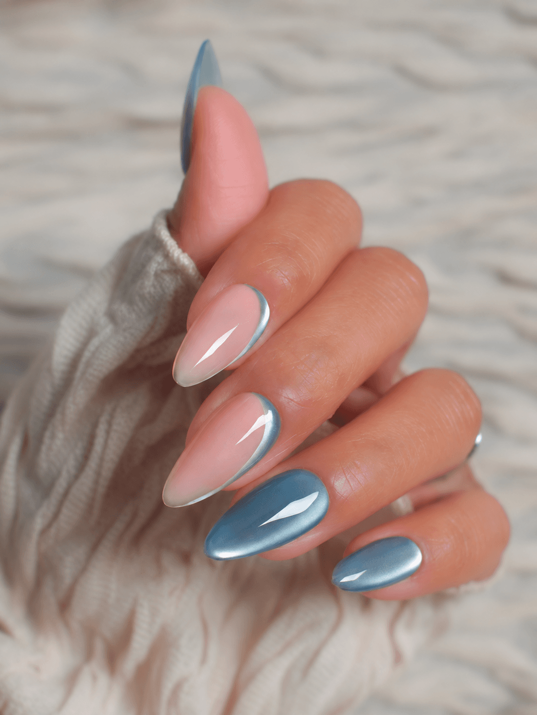 Cat Eye Nail Style — variation 3