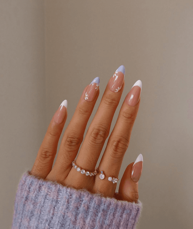 French Manicure — variation 6