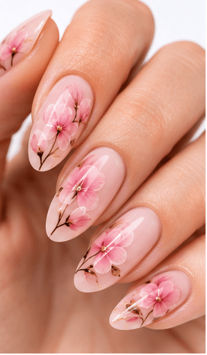 Hand-painted nails are created directly by the nail artist using fine brushes, gel paints, and careful layering. This style is the most personal and expressive form of nail art because it can include flowers, portraits, abstract lines, seasonal themes, miniature landscapes, lace, fruit, animals, or custom illustrations. Compared with stickers or stamping, hand painting gives more freedom in scale, color, composition, and mood. It is ideal for premium salon services, editorial collections, special events, and clients who want a design made specifically for them. The final result often feels artistic, meaningful, and highly collectible in photo galleries.