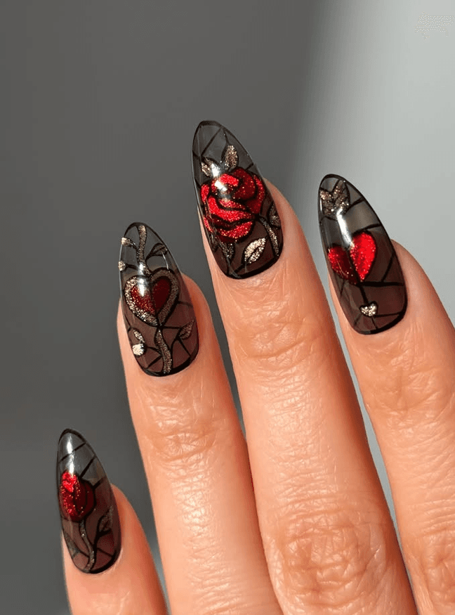 Hand-Painted Nail Style — variation 3