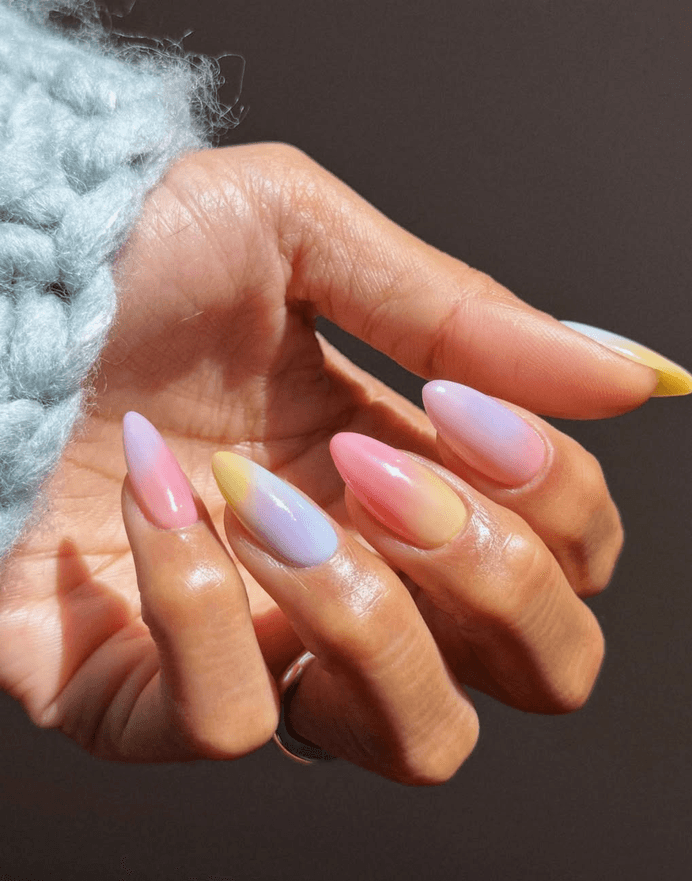 Watercolor Nail Style — Technique