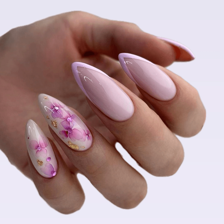 Watercolor Nail Style — variation 10