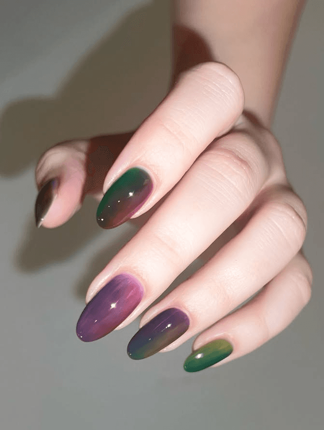Watercolor Nail Style — variation 8