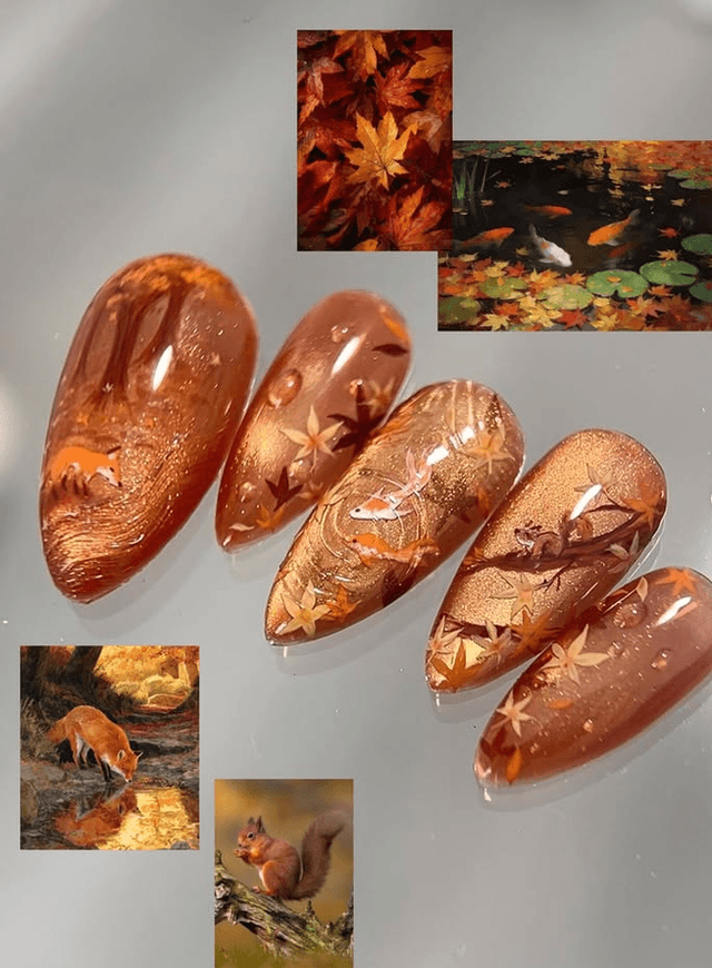 Autumn Nail Theme — variation 1