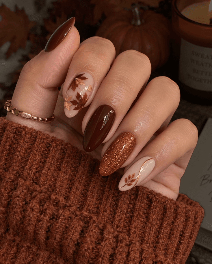 Autumn Nail Theme — variation 10