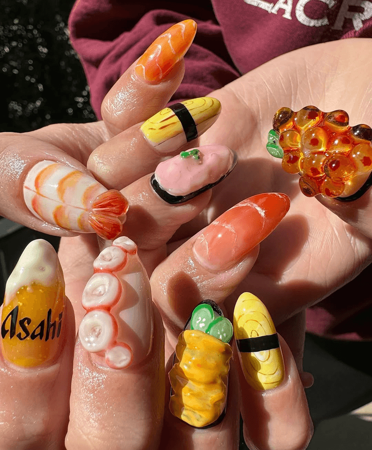 Food Nail Theme — variation 6