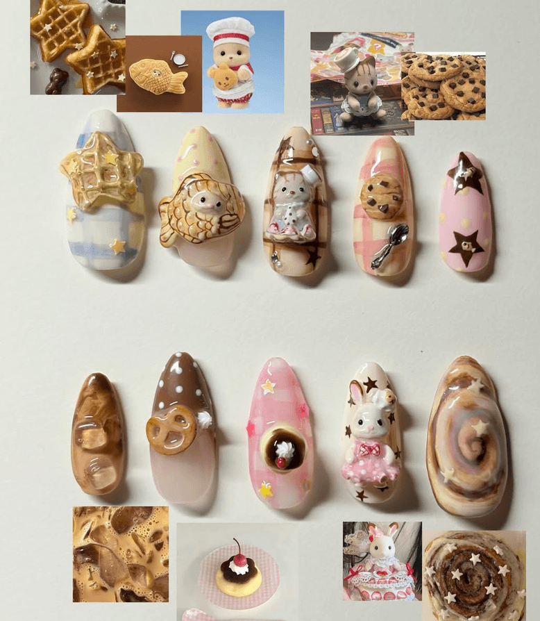 Food Nail Theme — variation 8