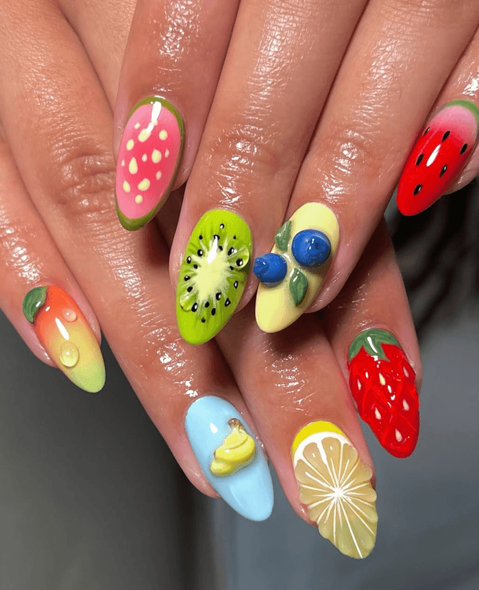 Fruit Nail Theme — variation 2