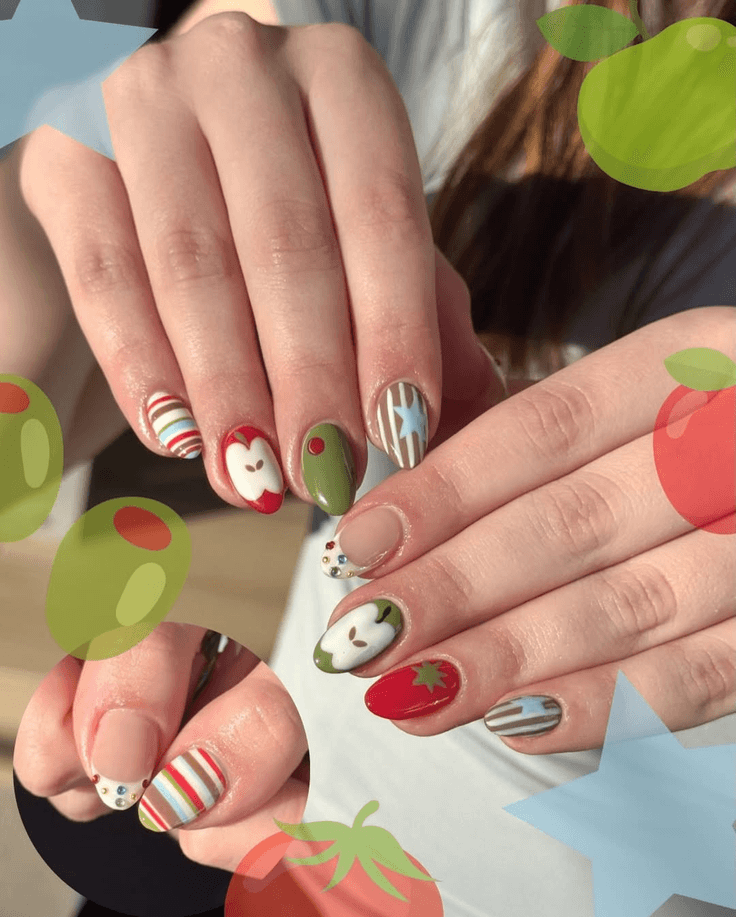 Fruit Nail Theme — variation 8