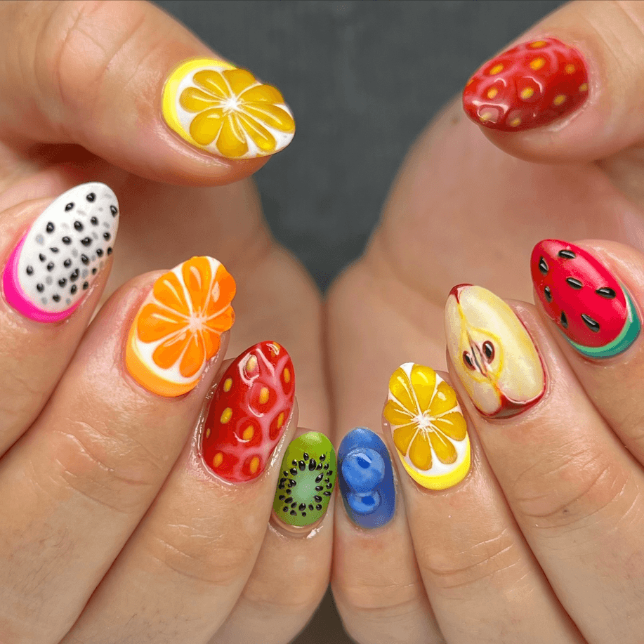Fruit Nail Theme — variation 9