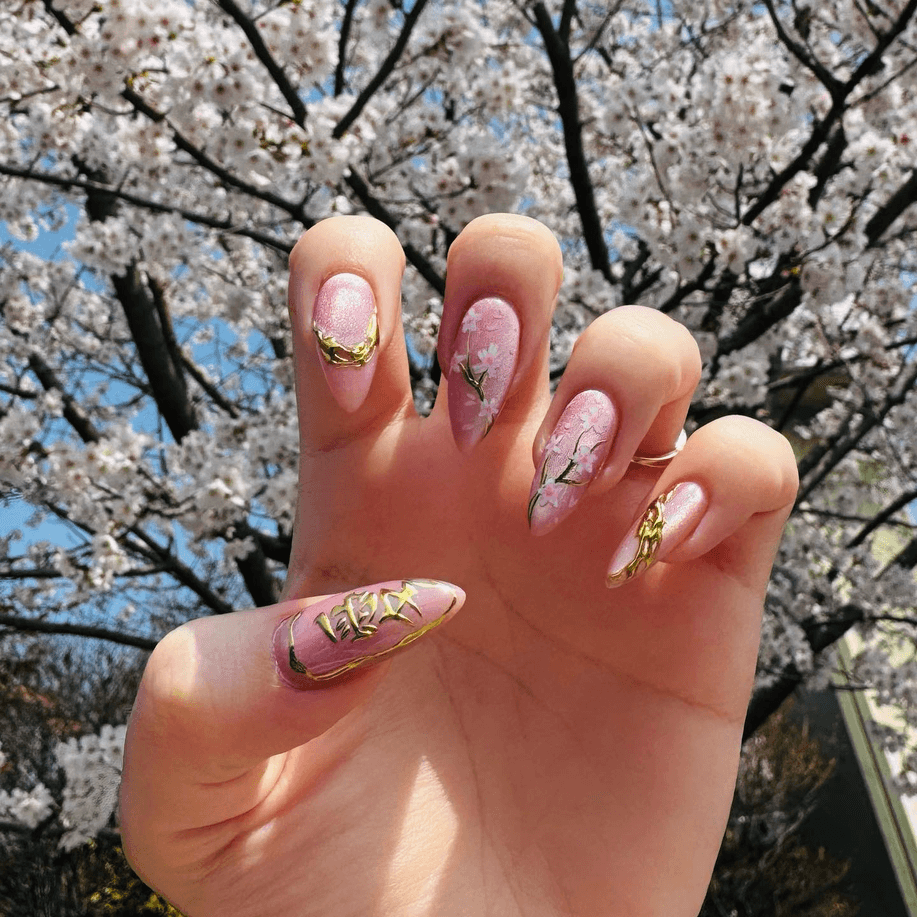 Sakura Nail Theme — variation 4