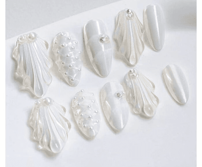 Top 118 Bridal Nail Designs for an Elegant Wedding Look
