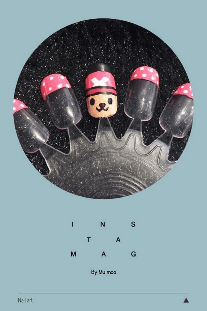 Top 100 Cute Cartoon Nail Art with Simple Character Designs
