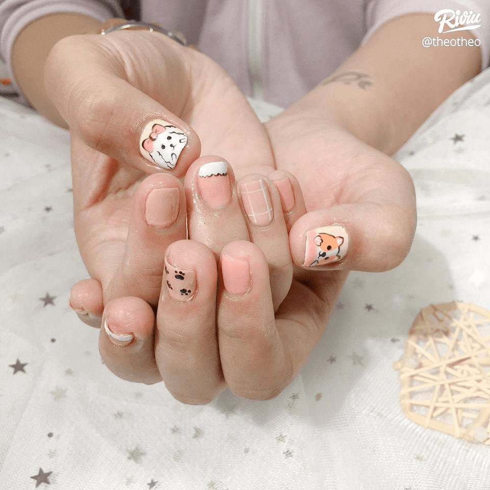 Top 66 mẫu nail bánh bèo dễ thương: Dịu dàng và nữ tính